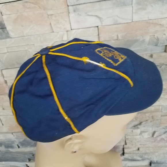 Cub Scouts Wolf Boy BSA Blue Fitted Child Size Baseball Cap Hat Vintage H - Picture 4 of 8